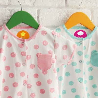 Personalised iron-on name labels for clothing
